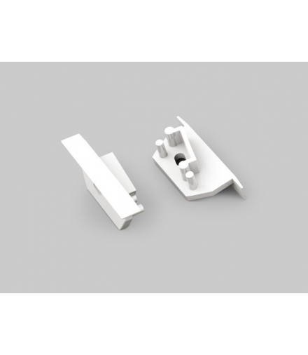 Zaślepka DIAGONAL14 z otworem biały LEDline H5999901