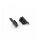 Zaślepka DIAGONAL14 z otworem czarny LEDline H5999902
