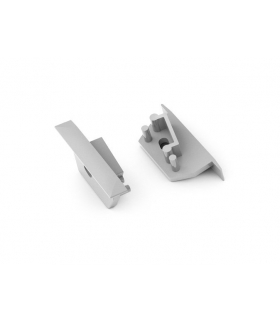 Zaślepka DIAGONAL14 z otworem szary LEDline H5999922