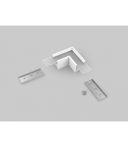 Łącznik LINEA20 90st biały /op LEDline C1860001