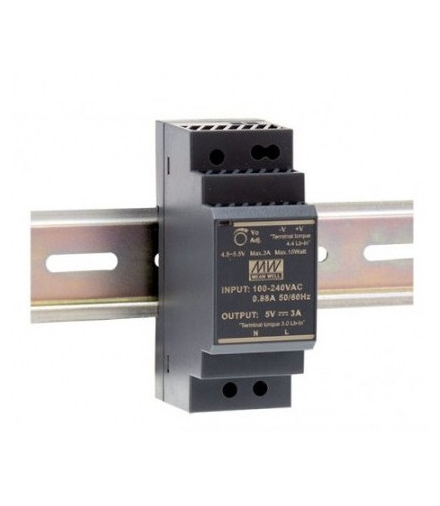 Zasilacz HDR-30-24 1,5A 30W 24V na szynę DIN Mean Well HDR-30-24