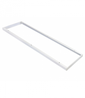 Ramka natynkowa do paneli 120x30 biała(43mm) Ledom 477798