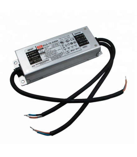 Zasilacz ELG-75-24DA-3Y 75W 24V 3.15A IP67 Mean Well ELG-75-24DA-3Y