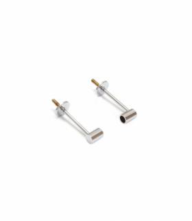 uchwyt PEN12 podwójny z gwintem 100 chrom LEDline F7009303