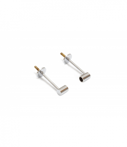 uchwyt PEN12 podwójny z gwintem 100 chrom LEDline F7009303