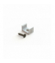 Uchwyt do profilu aluminiowego 10mm nawierzchniowego biały 10szt LEDline 479303