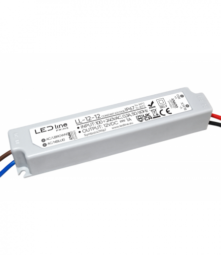 Zasilacz 12V 12W PRIME 12-12 IP67 LEDline LL-12-12