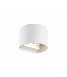 LITE Kinkiet zewnętrzny LED 2x3W 3000K IP54 biały CILINDER LEDline 475527