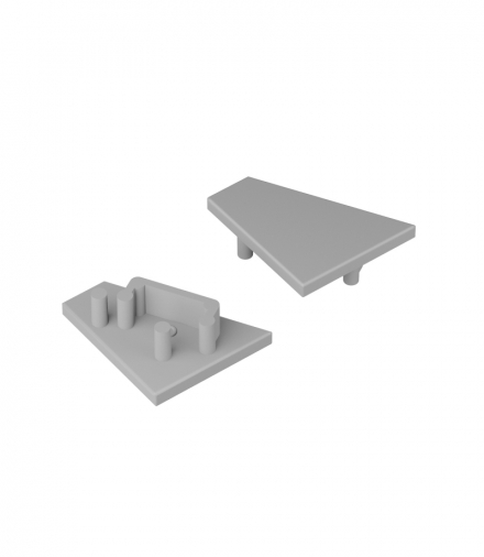 Zaślepka CORNER12.v2 szary LEDline J7999922