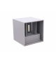 Kinkiet zewnętrzny LED 2x3W 4000K IP54 szary CUBE. Ledom 478191