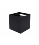 Kinkiet zewnętrzny LED 2x3W 3000K IP54 czarny CUBE Ledom 478146