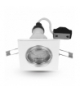 Oprawa punktowa ruchoma AURO 41,  9W, kolor biały, ze źródłem światła w komplecie - świetlówka kompaktowa GU-10F Brilum OS-AURO41-10