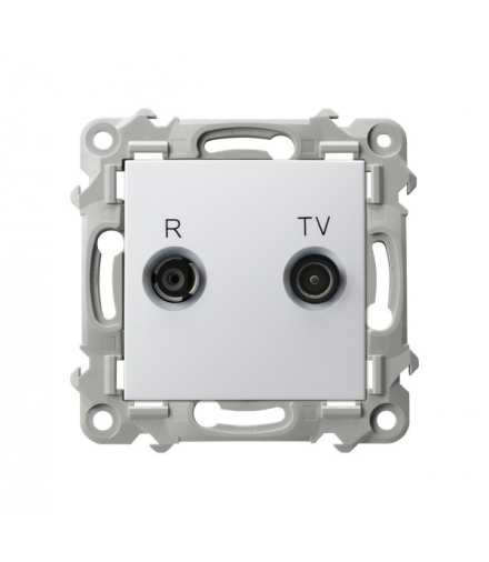 Szafir GPA-10ZPZ/m/00 Gniazdo RTV zakończeniowe 10-dB Biały Ospel