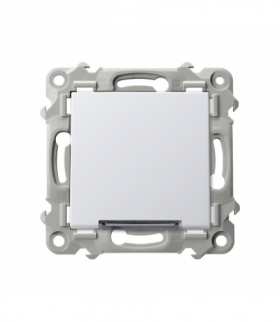 Szafir ŁP-21ZS/m/00 Łącznik zwierny z podświetleniem białym Biały Ospel