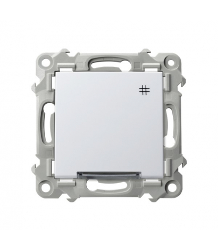 Szafir ŁP-4ZS/m/00 Łącznik krzyżowy z podświetleniem białym Biały Ospel