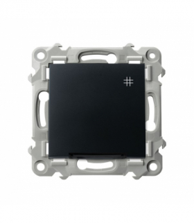 Szafir ŁP-4ZS/m/33 Łącznik krzyżowy z podświetleniem niebieskim Czarny metalik Ospel