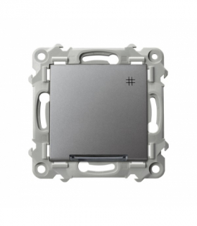 Szafir ŁP-4ZS/m/70 Łącznik krzyżowy z podświetleniem niebieskim Szary mat Ospel