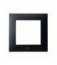 Szafir RH-1Z/33 Ramka pojedyncza do łączników IP-44 Czarny metalik Ospel