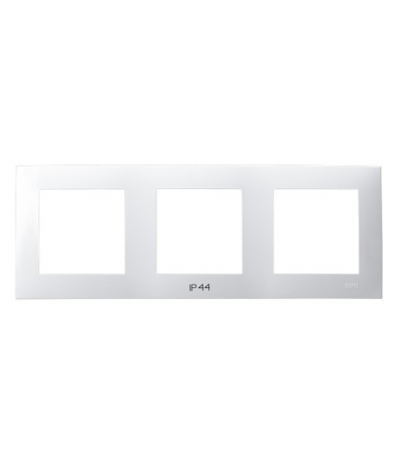 Szafir RH-3Z/00 Ramka potrójna do łączników IP-44 Biały Ospel