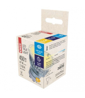 Żarówka LED True Light MR16 4,8W GU10 ciepła biel EMOS ZQ8355