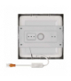 Panel LED natynkowy NEXXO, kwadrat, srebrny, 12,5W, CCT EMOS ZM6233