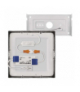 Panel LED natynkowy NEXXO, kwadrat, srebrny, 12,5W, CCT EMOS ZM6233