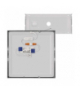 Panel LED natynkowy NEXXO, kwadrat, srebrny, 28,5W, CCT EMOS ZM6253