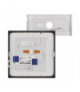 Panel LED natynkowy NEXXO, kwadrat, czarny, 12,5W, CCT EMOS ZM6333