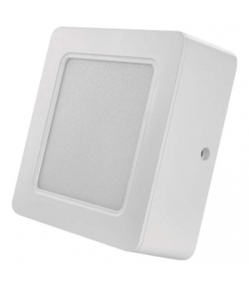 Panel LED natynkowy RUBIC 2w1, kwadrat, biały, 9W, naturalna biel EMOS ZM6432