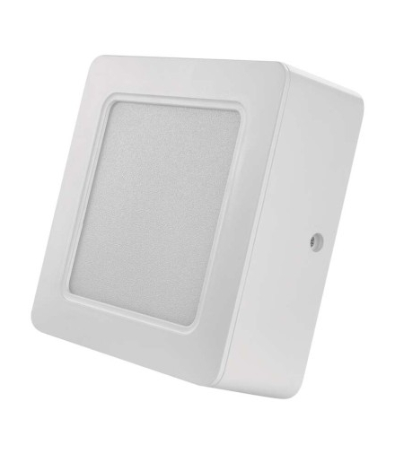 Panel LED natynkowy RUBIC 2w1, kwadrat, biały, 9W, naturalna biel EMOS ZM6432