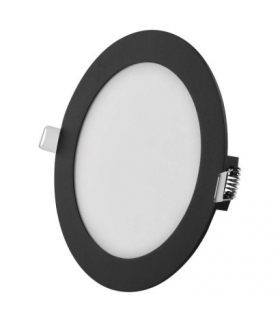 Panel LED wpuszczany NEXXO, okrągły, czarny, 12W, CCT EMOS ZD1333