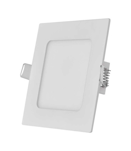 Panel LED wpuszczany NEXXO, kwadrat, biały, 7W, ciepła biel EMOS ZD2124