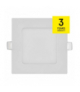 Panel LED wpuszczany NEXXO, kwadrat, biały, 7W, ciepła biel EMOS ZD2124