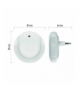 Lampka nocna LED do gniazdka 230V z czujnikiem EMOS P3317