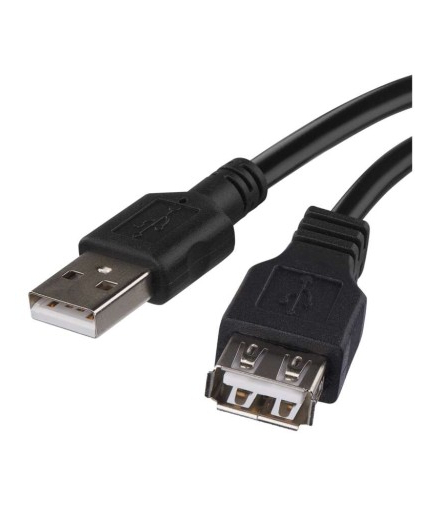 Przewód USB 2.0 wtyk A – gniazdo A, 2m EMOS S70201