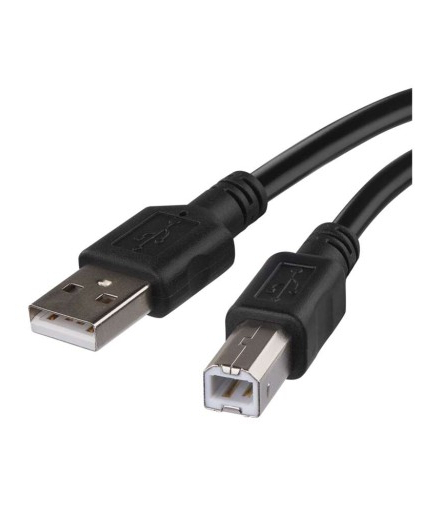 Przewód USB 2.0 wtyk A – wtyk B, 2m EMOS S70202
