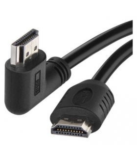 Przewód HDMI 2.0 wtyk A – wtyk A 90°, 1,5m EMOS S10110