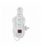 Przedłużacz 10 m / 4 gniazda / z wyłącznikiem / biały / PVC / 1,5 mm2 EMOS P1410R