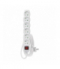 Przedłużacz 3 m / 6 gniazd / z wyłącznikiem / biały / PVC / 1,5 mm2 EMOS P1613R