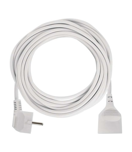 Przedłużacz 10 m / 1 gniazdo / biały / PVC / 1,5 mm2 EMOS P0110R