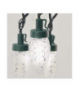 Lampki choinkowe LED Classic Chain, szyszki, 50 LED 9,8m, zimna biel, zielony, IP44 EMOS D5ZC01