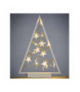 Dekoracje - 15 LED świecąca choinka z ozdobami 40 cm, 2x AA, ciepła biel, IP20, timer EMOS DCWW27