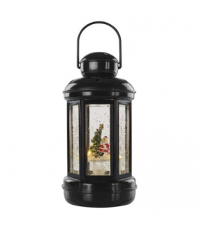 Dekoracje - 1 LED świąteczna latarnia 20 cm 3x AAA, ciepła biel, IP20, timer EMOS DCLW20