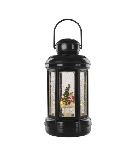 Dekoracje - 1 LED świąteczna latarnia 20 cm 3x AAA, ciepła biel, IP20, timer EMOS DCLW20