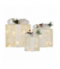 Dekoracje - 60 LED prezenty z dekoracją 11/13,5/20 cm złote, zimna biel, IP44 EMOS DCFC27