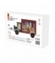 Dekoracje - 12 LED kalendarz adwentowy drewniany 20x30 cm, 2x AA, ciepła biel, IP20, timer EMOS DCWW32
