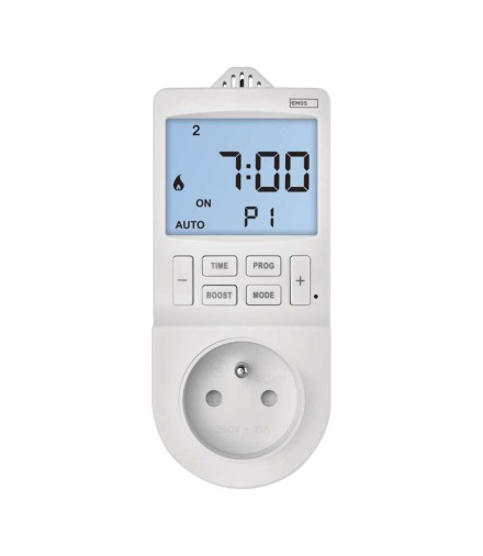 Termostat gniazdkowy z funkcją timera cyfrowego 2w1 EMOS P5660FR