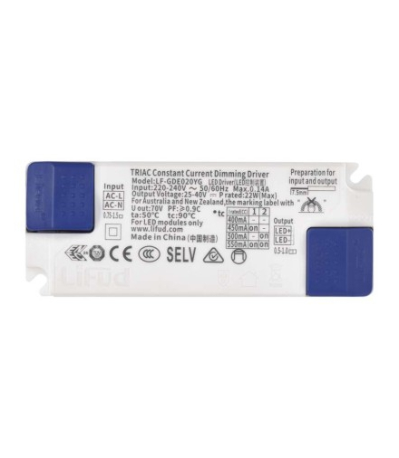 Zasilacz Driver 25–40 V DC Triak ściemnialny sterownik do oprawy LED 550mA 20W EMOS ZZ2055T