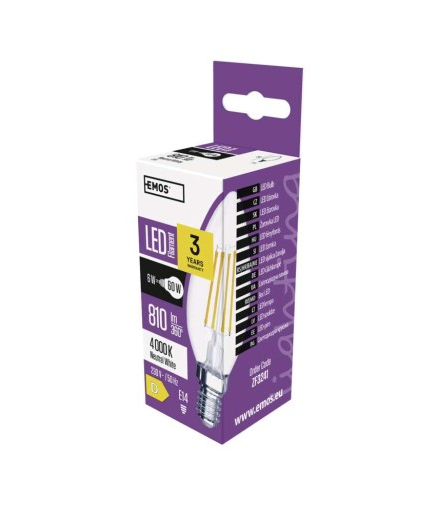 Żarówka LED Filament candle 6W E14 neutralna biel EMOS ZF3241