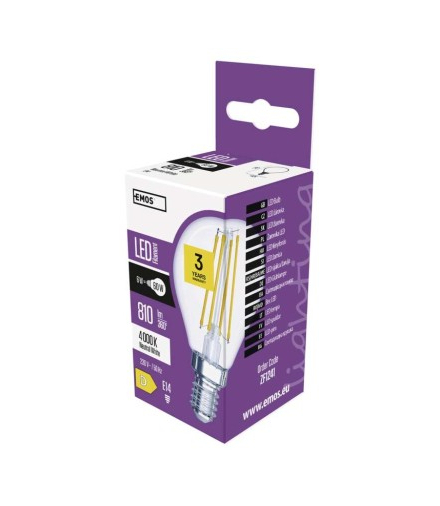 Żarówka LED Filament mini globe 6W E14 neutralna biel EMOS ZF1241